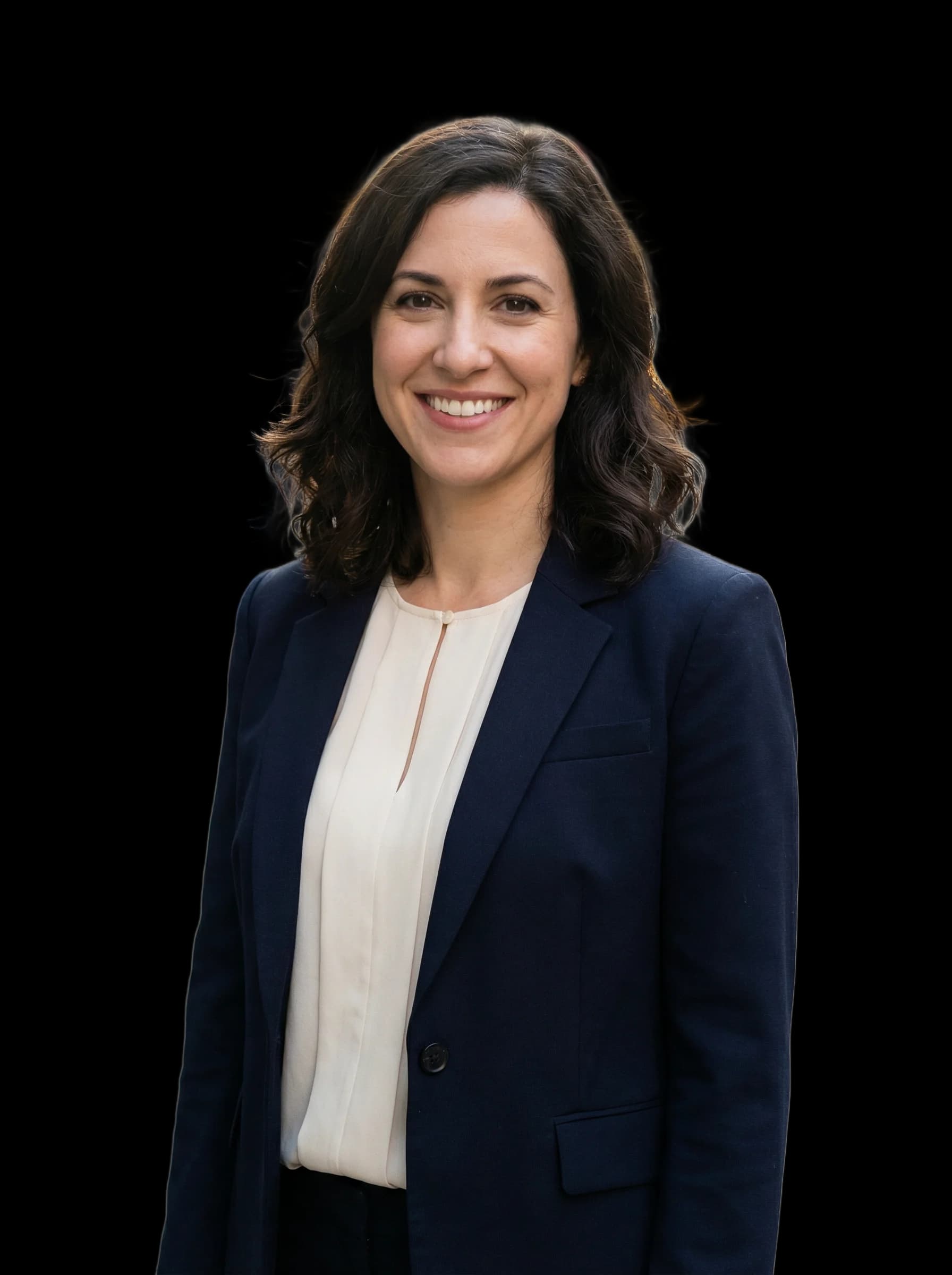 Professional woman with clean transparent background